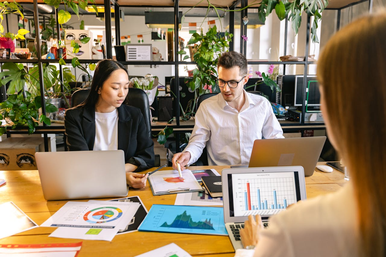 Dedicated app operations professionals at work