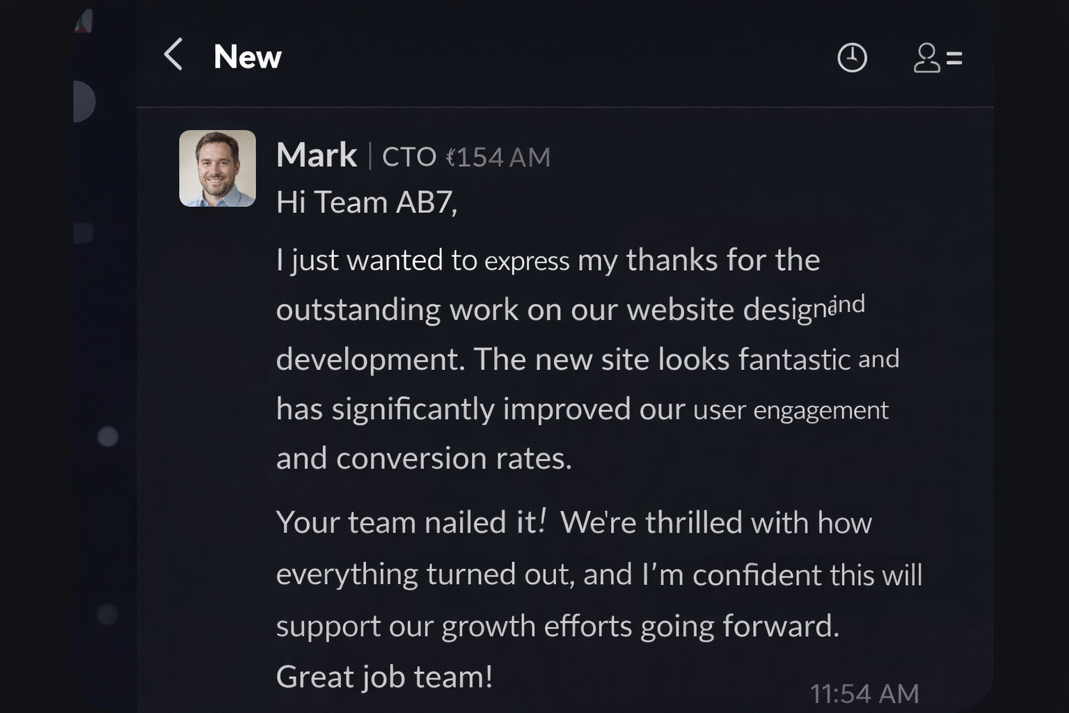 Client review